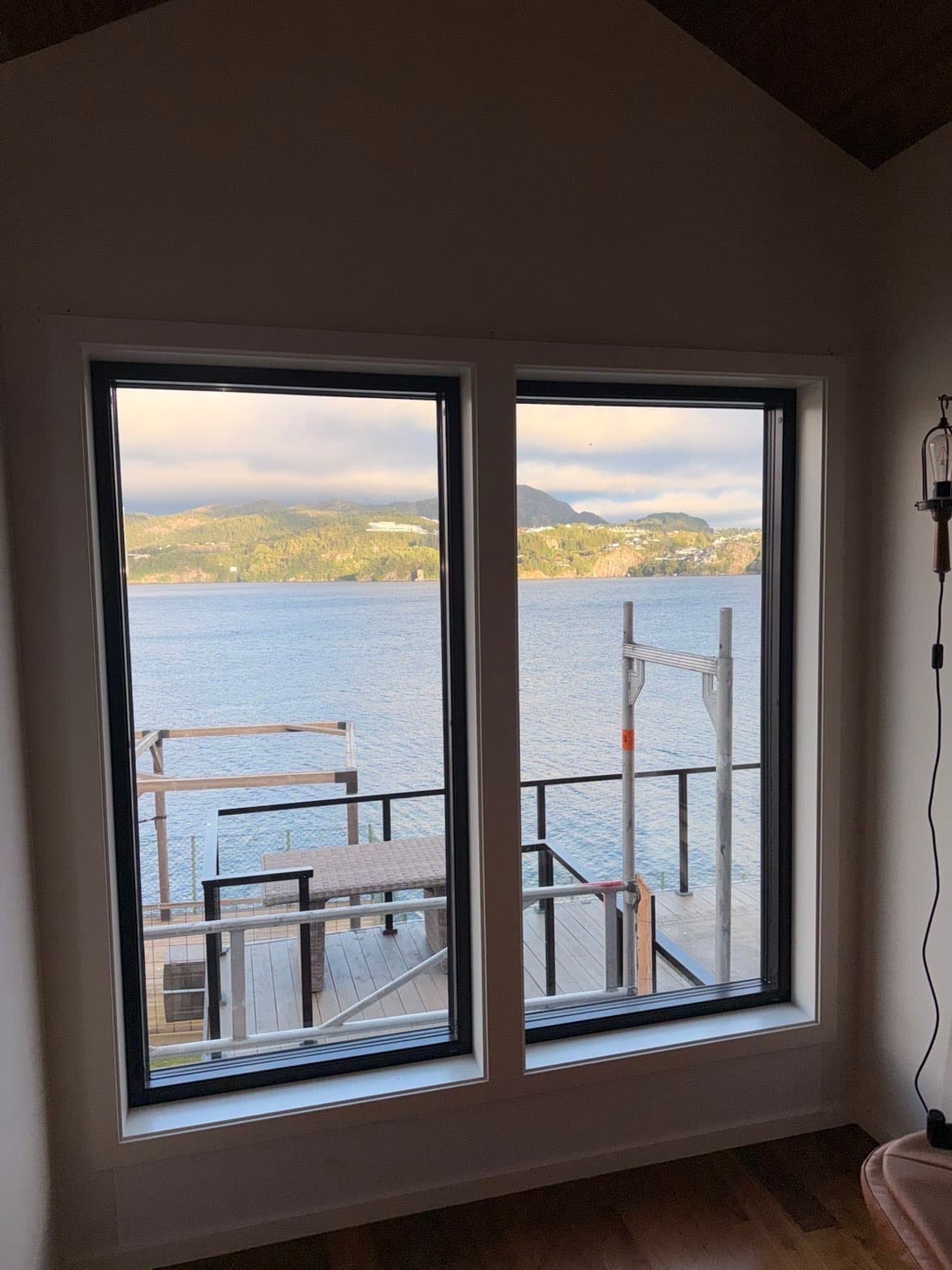 Nye vinduer mot sjøen i Bergen